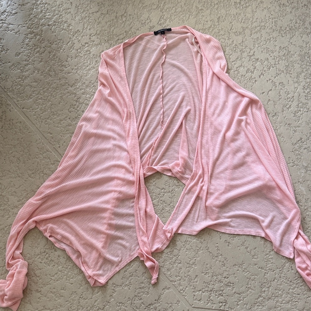 Ambiance Ultra Thin Light Pink Women's Shrug